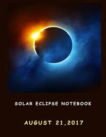 solar eclipse notebook blank and lined pages keepsake book to write and record your experience inches 1st