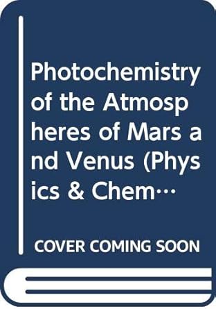 photochemistry of the atmospheres of mars and venus 1st edition v a krasnopol'skii 0387153365, 978-0387153360