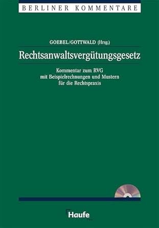 rechtsanwaltsvergutungsgesetz 1st edition rachel wynberg 3448061069, 978-3448061062