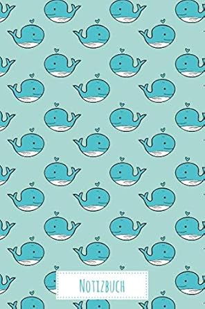 notizbuch wal notizheft als tagebuch and journal verwendbar 100 seiten liniert ca din a 5 fur ihre