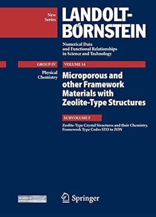 zeolite type crystal structures and their chemistry framework type codes sto to zon vol 14 microporous and