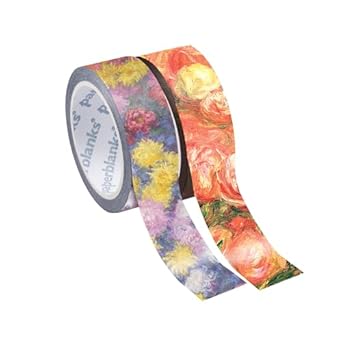 monets chrysanthemums/renoir letter to morisot washi tape by paperblanks 1st edition paperblanks 1439799571,