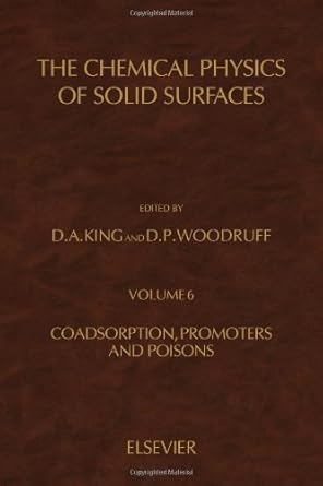 the chemical physics of solid surfaces coadsorption promoters and poisons 1st edition d a king ,d p woodruff