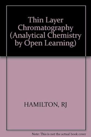 thin layer chromatography 1st edition kurt randerath 0471913766, 978-0471913764
