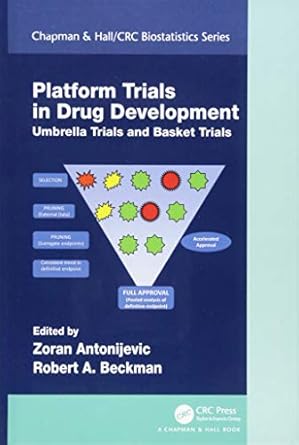 platform trial designs in drug development umbrella trials and basket trials 1st edition zoran antonijevic