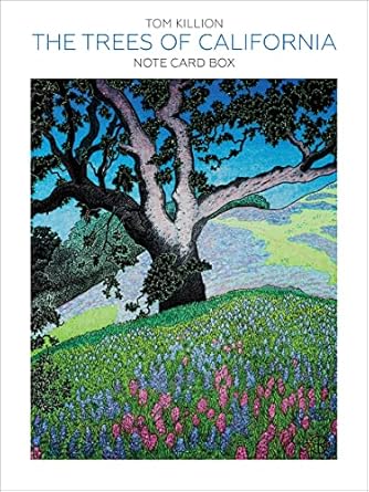 the trees of california note card box 1st edition tom killion 1597145920, 978-1597145923