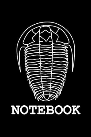 notebook trilobite notebook fossil geology teacher major student journal geologist gift trilobites fossil