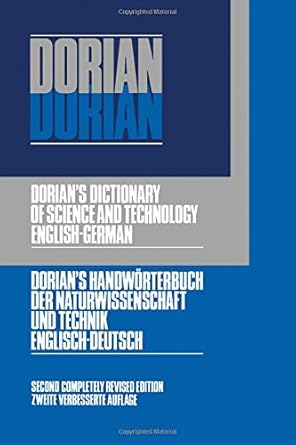 dictionary of science and technology english german 1st edition bozzano g luisa 0444416498, 978-0444416490