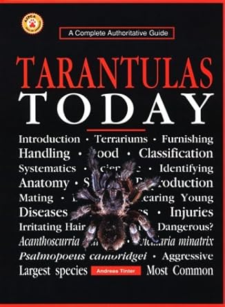 tarantulas today a complete authoritative guide 1st edition andreas tinter 0793801133, 978-0793801138
