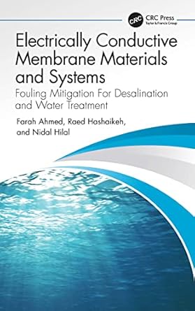 electrically conductive membrane materials and systems fouling mitigation for desalination and water