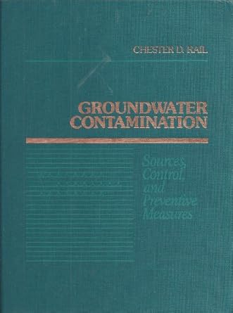 groundwater contamination sources control and prevention 1st edition chester d rail 0877625948, 978-0877625940
