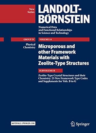 microporous and other framework materials with zeolite type structures zeolite type crystal structures and