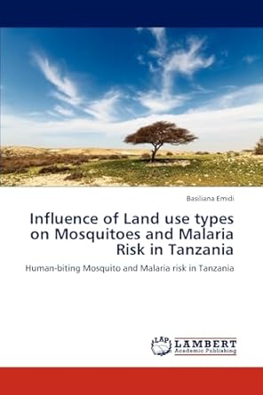 influence of land use types on mosquitoes and malaria risk in tanzania human biting mosquito and malaria risk