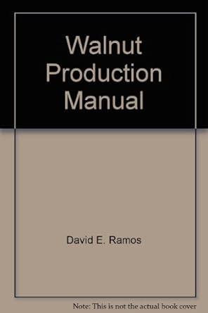 walnut production manual 1st edition david d ramos 1879906333, 978-1879906334