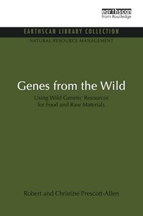 genes from the wild 1st edition robert prescott allen ,christine prescott allen 1138928801, 978-1138928800