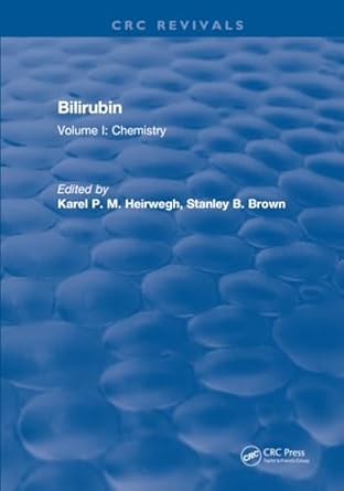 bilirubin 1st edition karel p m heirwegh 131589100x, 978-1315891002