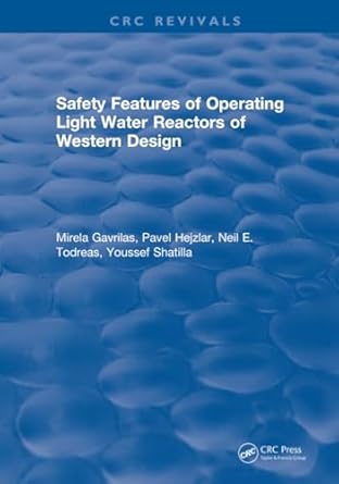 safety features of operating light water reactors of western design 1st edition m gavrilas 1315897415,