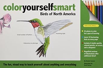 color yourself smart birds of north america 1st edition dominic couzens ,david nurney 1607102188,