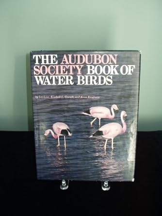 audubon book of water birds   by line les hardcover 1st edition les line 0810918633, 978-0810918634