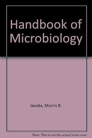 handbook of microbiology 1st edition and maurice j gerstein jacobs, morris b 0442040709, 978-0442040703