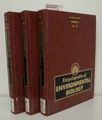 encyclopedia of environmental biology 1st edition william a nierenberg 0122267303, 978-0122267307