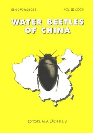 water beetles of china 1st edition manfred a jach ,lanzhu ji 3901606025, 978-3901606021