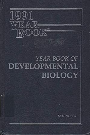 year book of developmental biology 1991 1st edition joel m schindler 0849333083, 978-0849333088