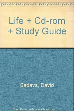 life cd rom and study guide 1st edition david sadava ,h craig heller ,gordon h orians ,william k purves