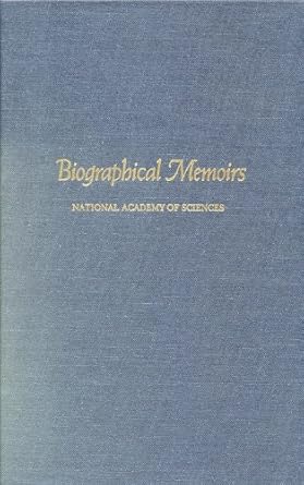 biographical memoirs volume 74 1st edition national academy of sciences 0309060869, 978-0309060868