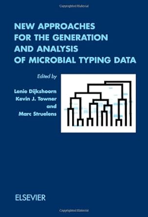 new approaches for the generation and analysis of microbial typing data 1st edition l dijkshoorn ,k j towner