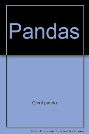 pandas 1st edition norman s barrett ,n s barrett ,fs 053110530x, 978-0531105306