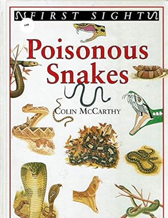 poisonous snakes 1st edition colin mccarthy 1569240027, 978-1569240021
