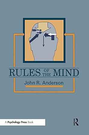 rules of the mind 1st edition john r anderson 0805811990, 978-0805811995