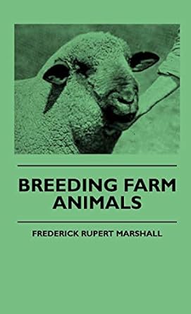 breeding farm animals 1st edition frederick rupert marshall 1444648403, 978-1444648409