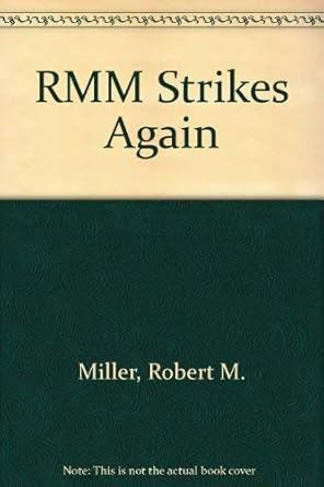 rmm strikes again 1st edition robert miller 0939674165, 978-0939674169