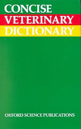 concise veterinary dictionary 1st edition market house books ,christopher m brown ,d a hogg ,d f kelly