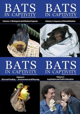 bats in captivity 4 volume set 1st edition susan b barnard 1934899100, 978-1934899106