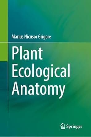 plant ecological anatomy 1st edition marius nicusor grigore 3032013313, 978-3032013316
