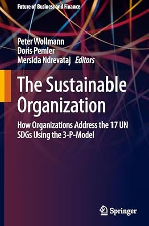 the sustainable organization how organizations address the 17 un sdgs using the 3 p model 1st edition peter