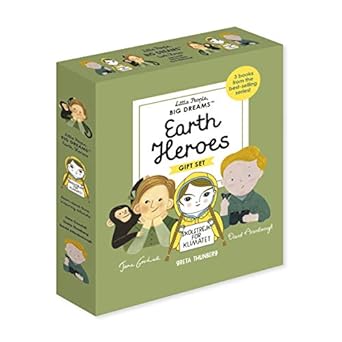 little people big dreams earth heroes 3 books from the best selling series jane goodall greta thunberg david