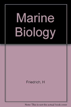 marine biology 1st edition hermann friedrich 0283980516, 978-0283980510