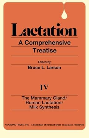 the mammary gland / human lactation / milk synthesis 1st edition bruce l larson 1483242323, 978-1483242323