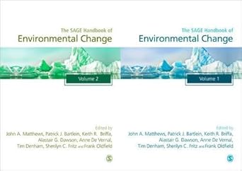 the sage handbook of environmental change 1st edition john a matthews 0857023608, 978-0857023605