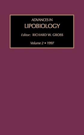 advances in lipobiology volume 2 1st edition r w gross 0762302054, 978-0762302055