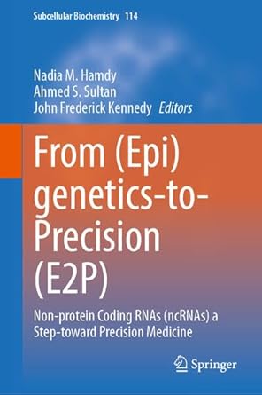 from genetics to precision non protein coding rnas a step toward precision medicine 1st edition nadia m hamdy