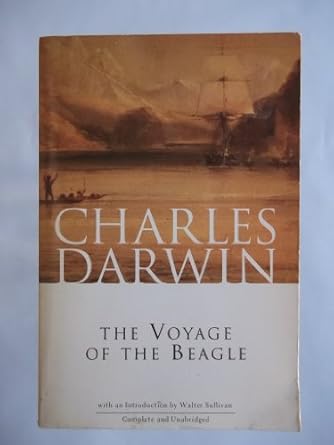the voyage of the beagle complete and unabridged 1st edition charles darwin ,walter sullivan 0452011639,