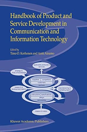 handbook of product and service development in communication and information technology 1st edition timo o