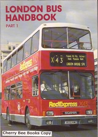 london bus handbook 1st edition unknown 1854141562, 978-1854141569