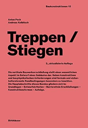 treppen stiegen 1st edition anton pech ,andreas kolbitsch 3035625514, 978-3035625516