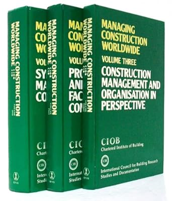 managing construction worldwide v2 1st edition cib 0419140107, 978-0419140108